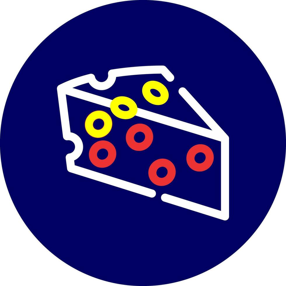 conception d'icône créative de fromage vecteur