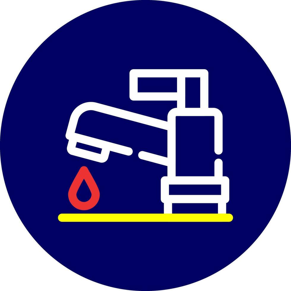 conception d'icône créative d'eau du robinet vecteur