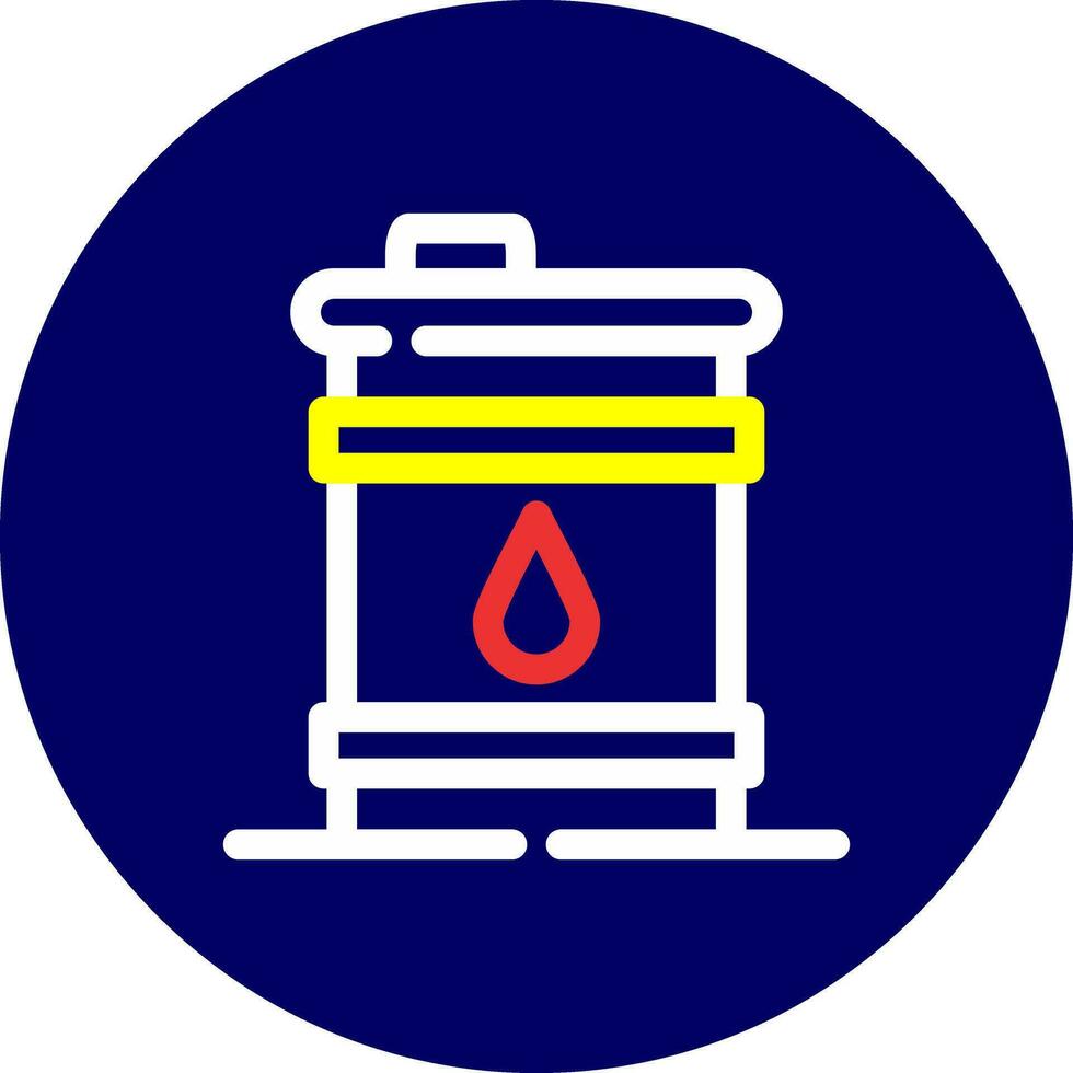 conception d'icône créative de baril de pétrole vecteur