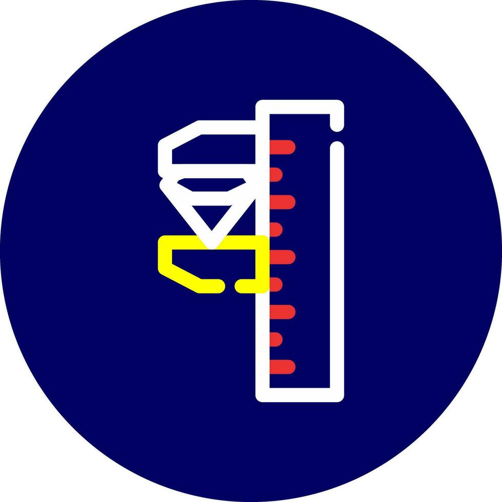 conception d'icône créative de taille vecteur