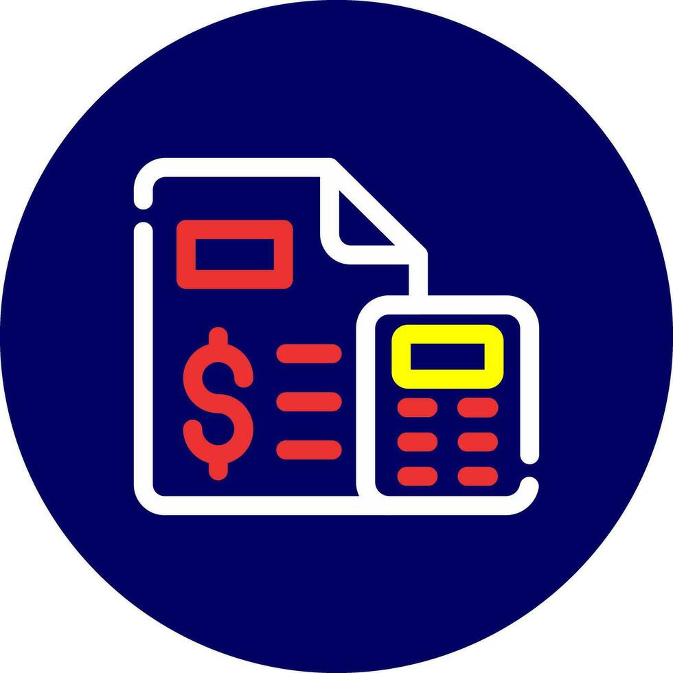 budgétisation Créatif icône conception vecteur