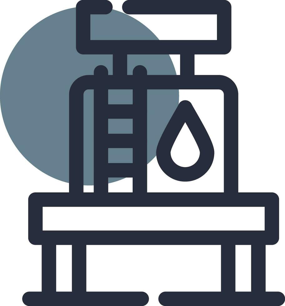 conception d'icône créative de réservoir d'eau vecteur