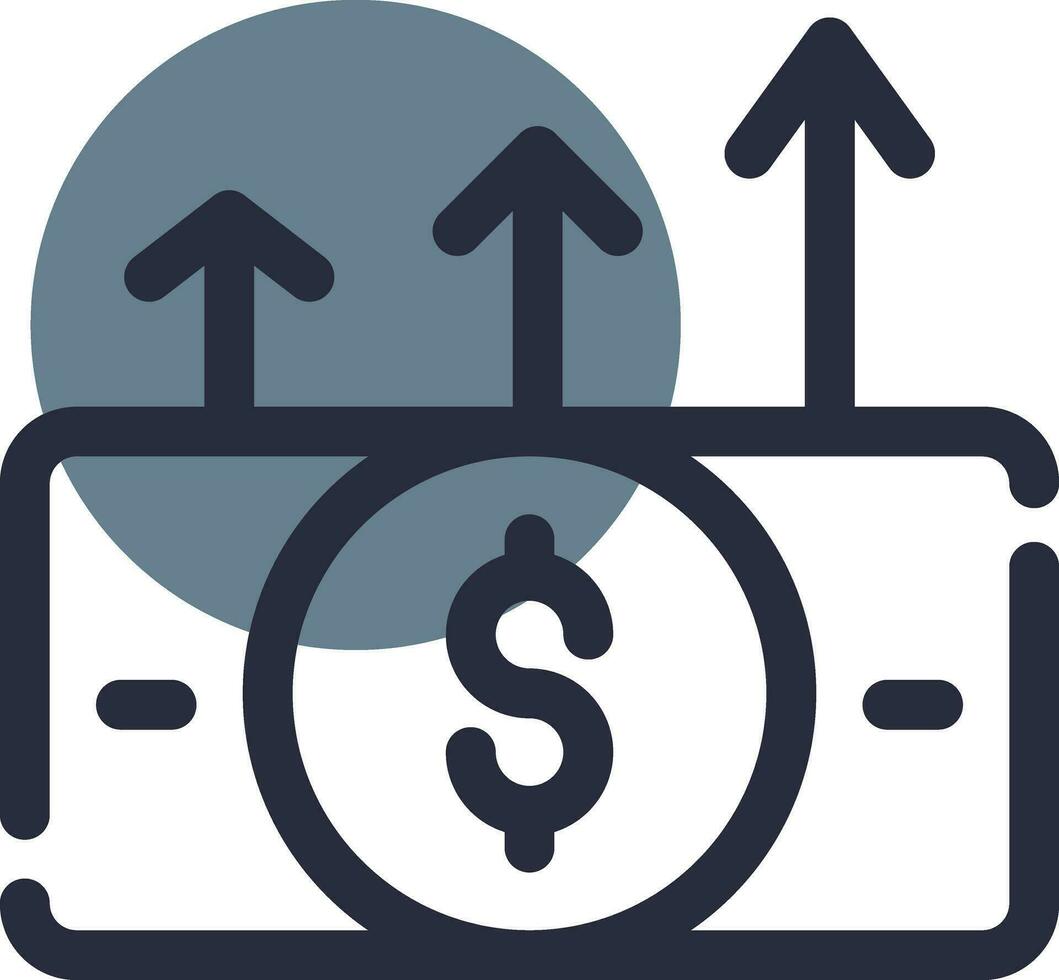 budget dépenses Créatif icône conception vecteur