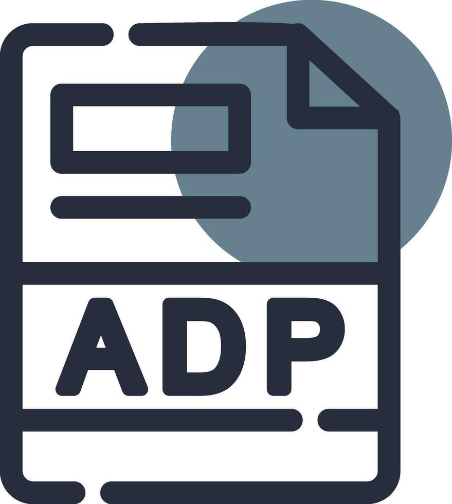 adp Créatif icône conception vecteur