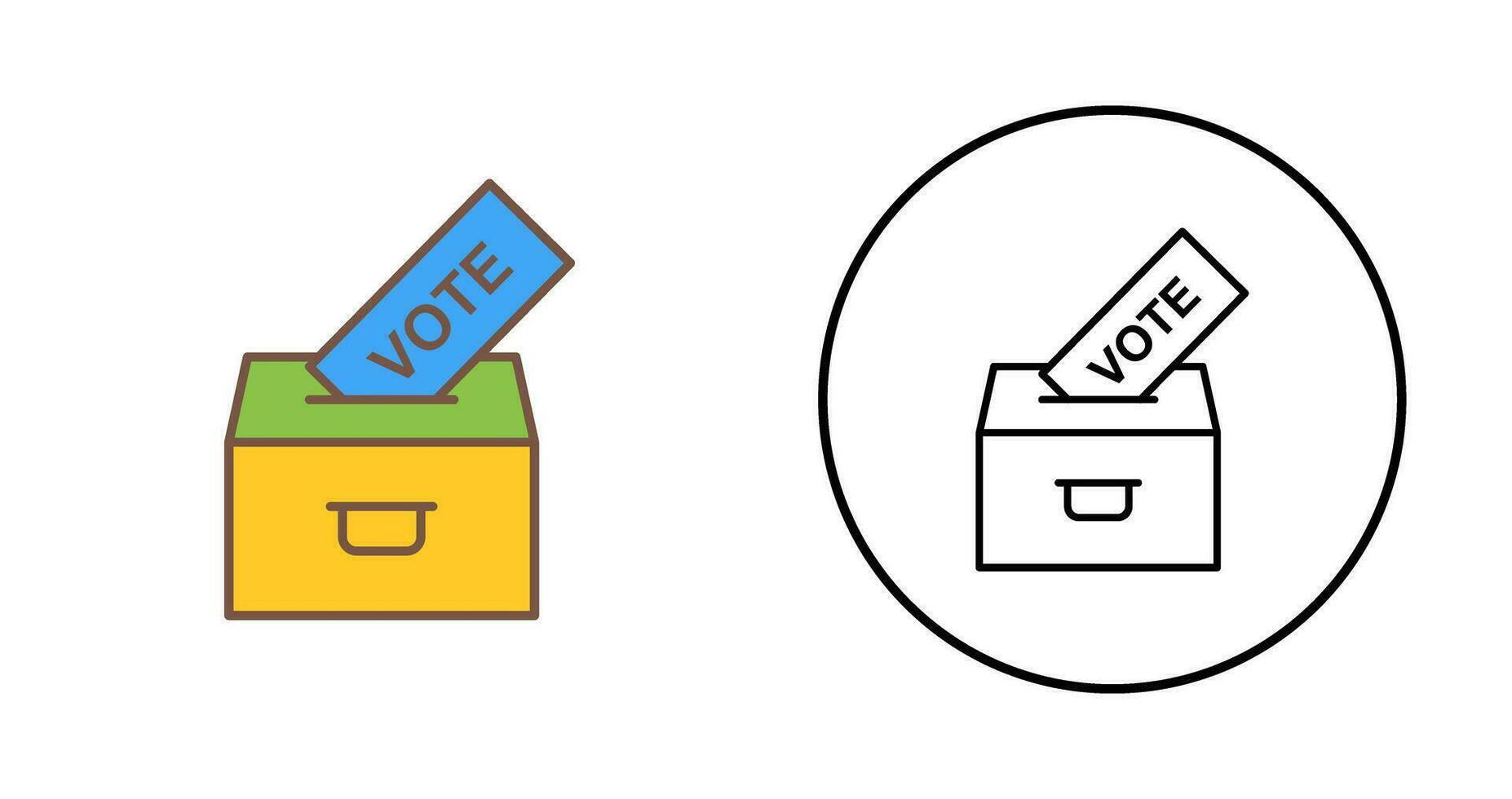 icône de vecteur de vote de casting