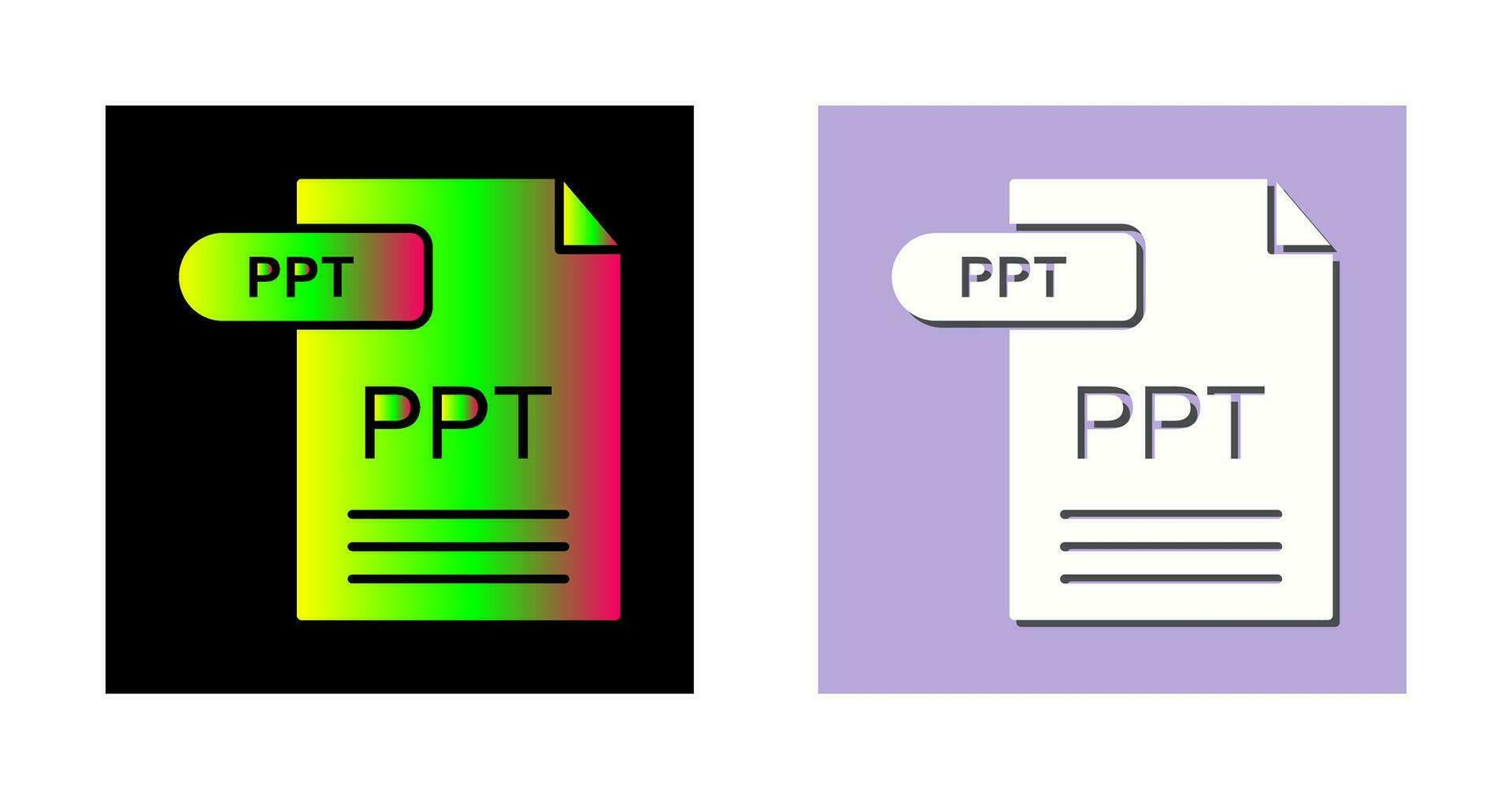 icône de vecteur ppt