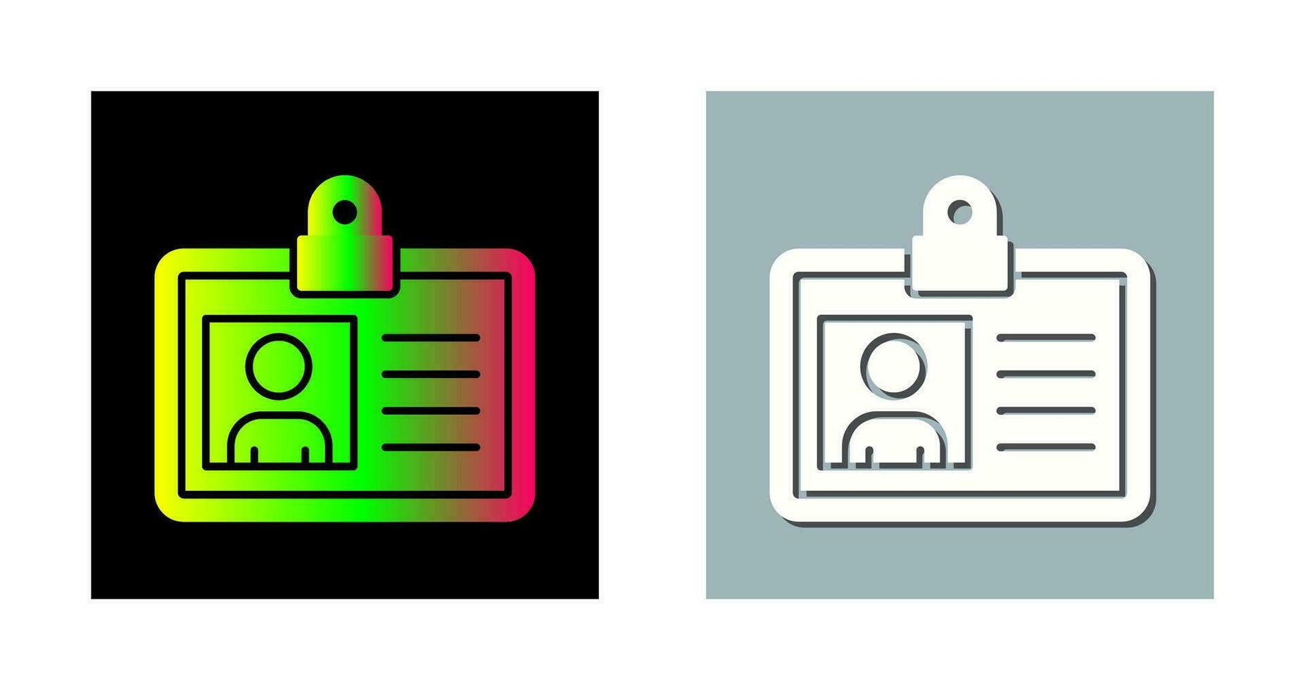 icône de vecteur d'identité