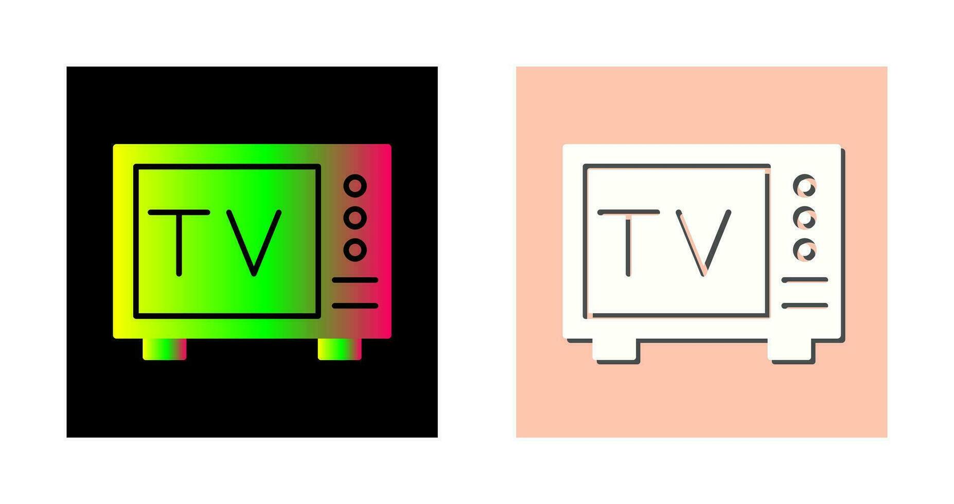 icône de vecteur de télévision