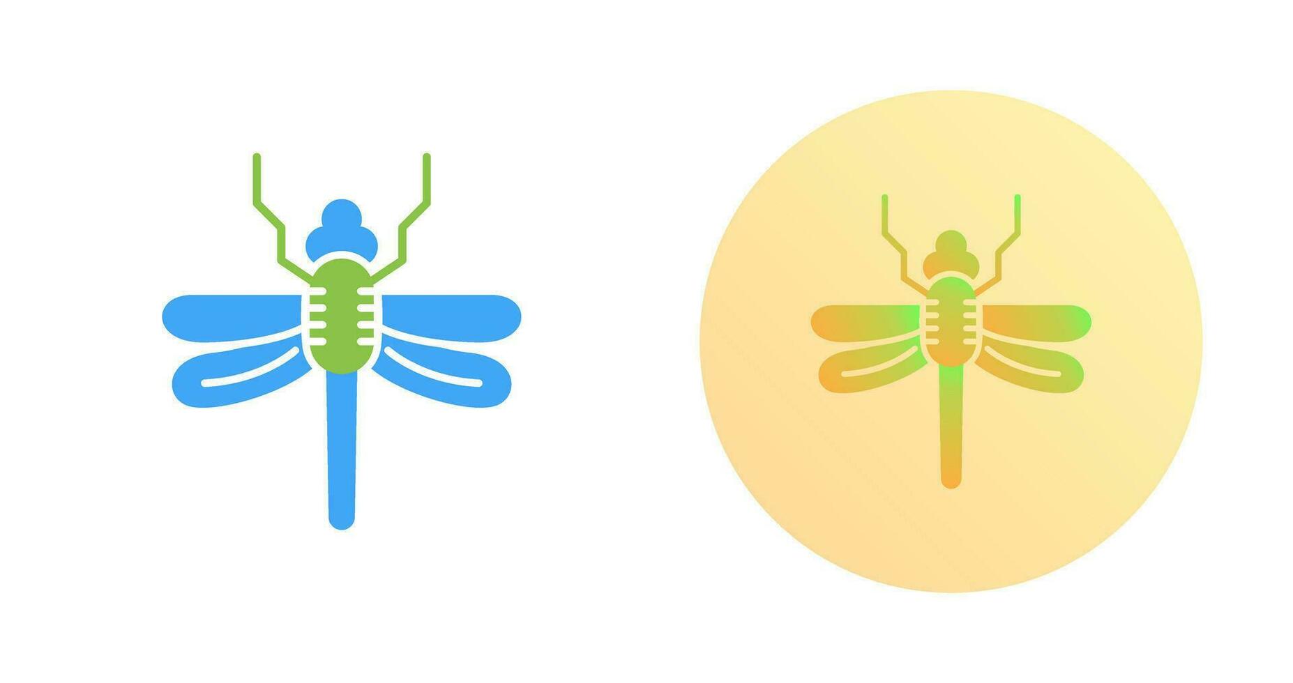 icône de vecteur de libellule