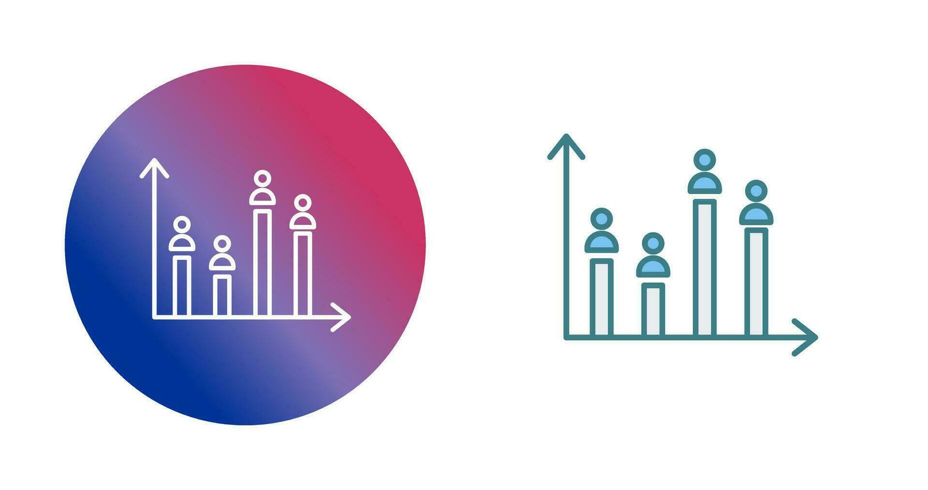 icône de vecteur graphique candidat