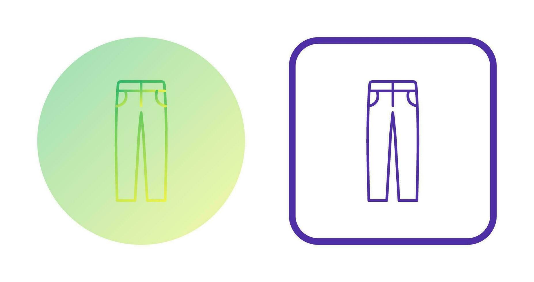 icône de vecteur de pantalons pour hommes