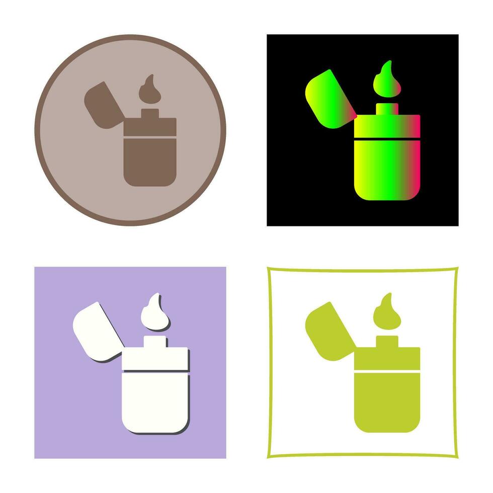 icône de vecteur de briquet unique