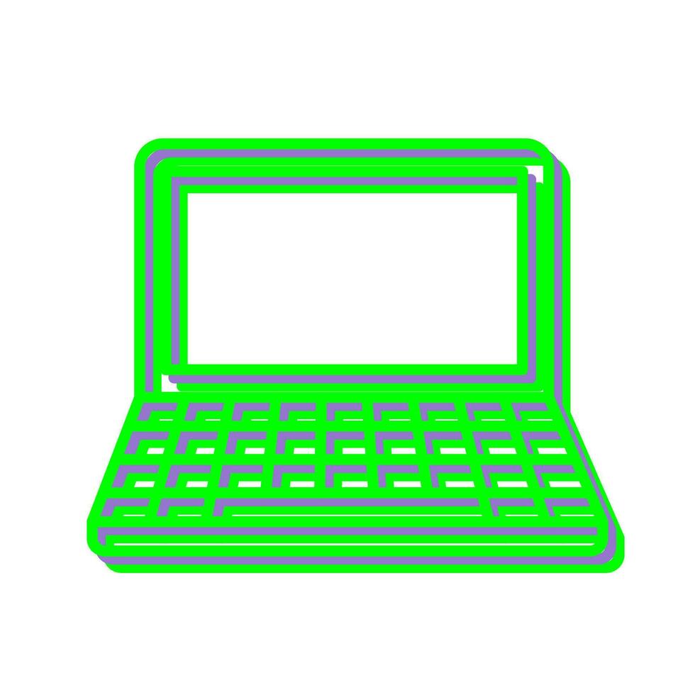 icône de vecteur d & # 39; ordinateur portable