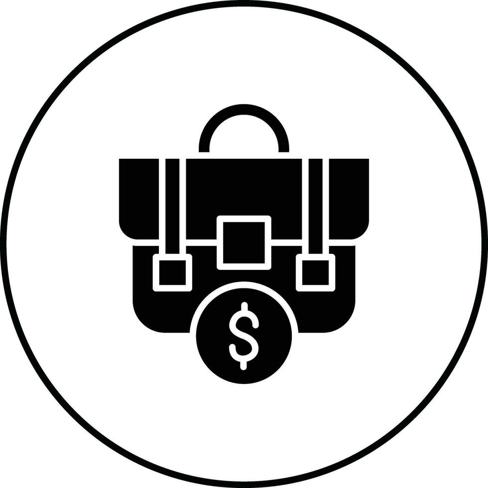 icône de vecteur de portefeuille d'affaires