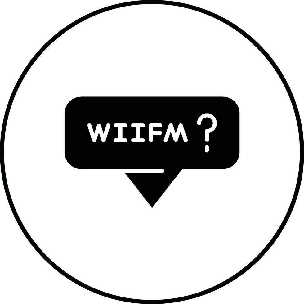 wifm vecteur icône