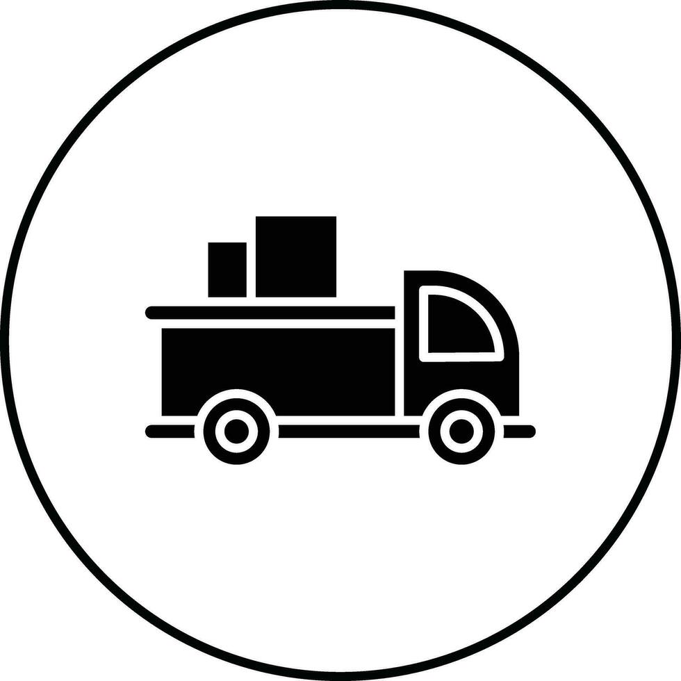 icône de vecteur de camionnette
