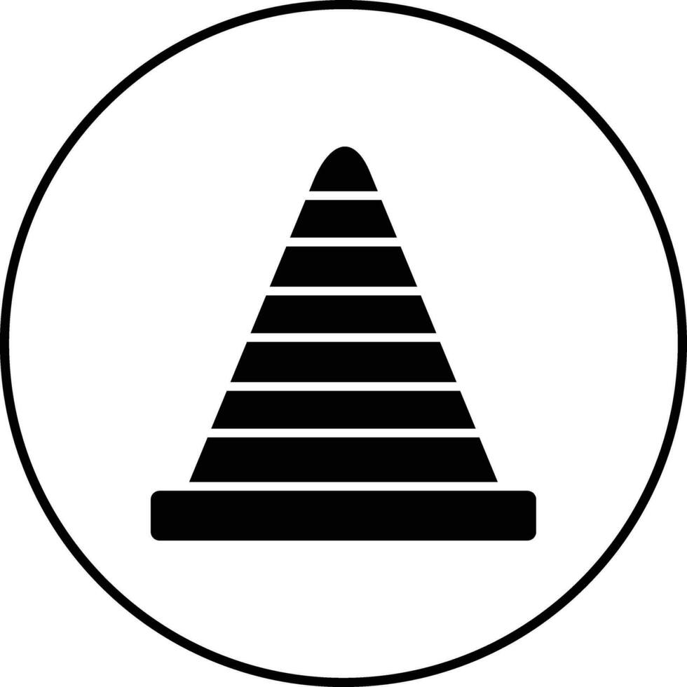 icône de vecteur de cône