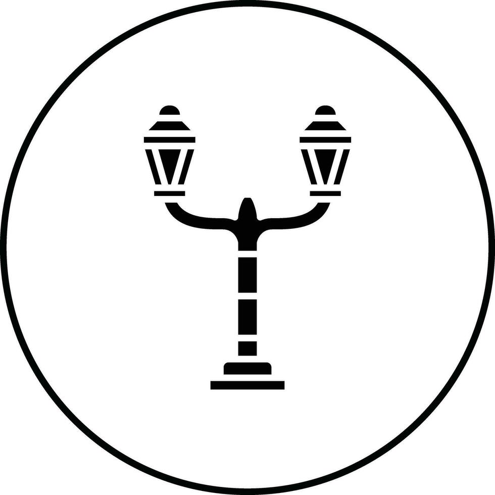icône de vecteur de lampadaire