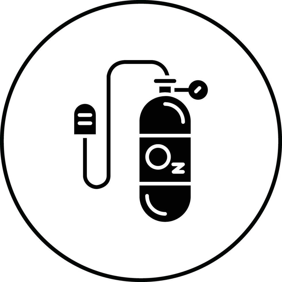 icône de vecteur de masque à oxygène