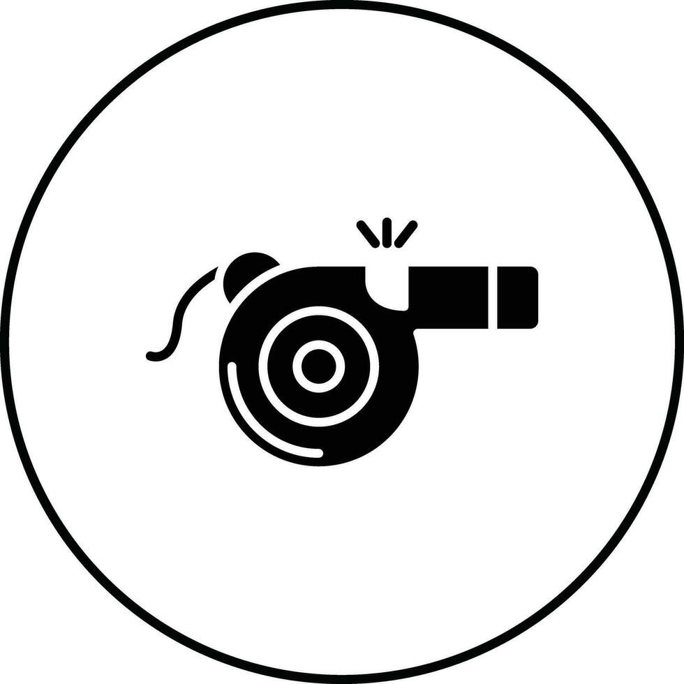 icône de vecteur de sifflet