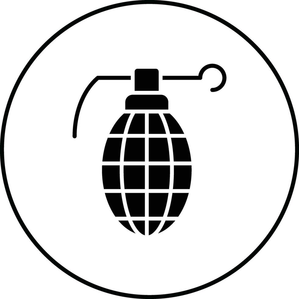 armée bombe vecteur icône