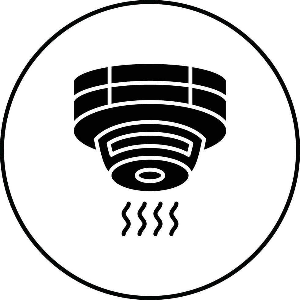 icône de vecteur de détecteur de fumée