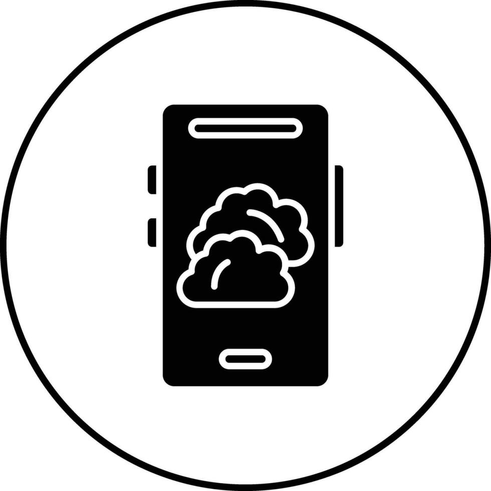 icône de vecteur d'application météo