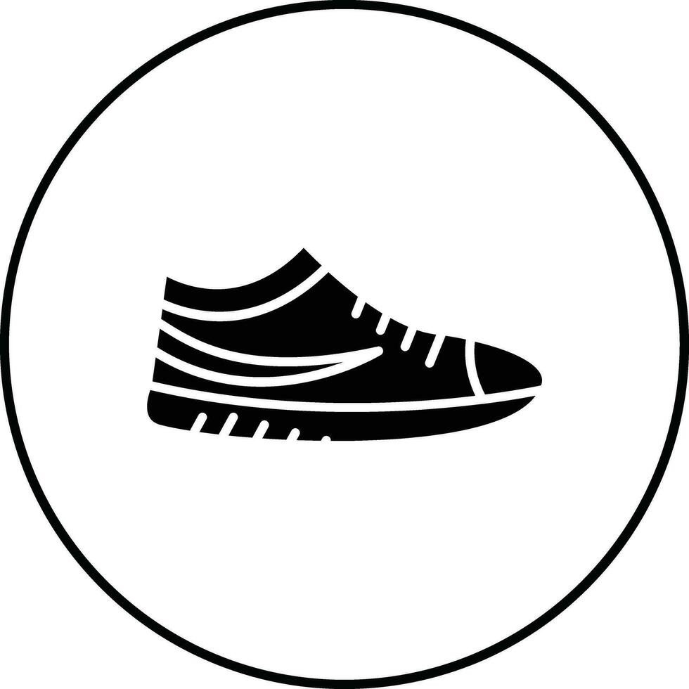 Gym des chaussures vecteur icône