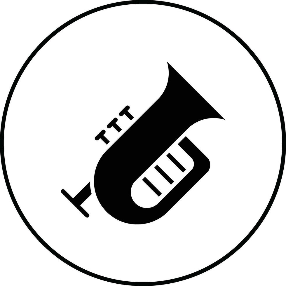 icône de vecteur de tuba