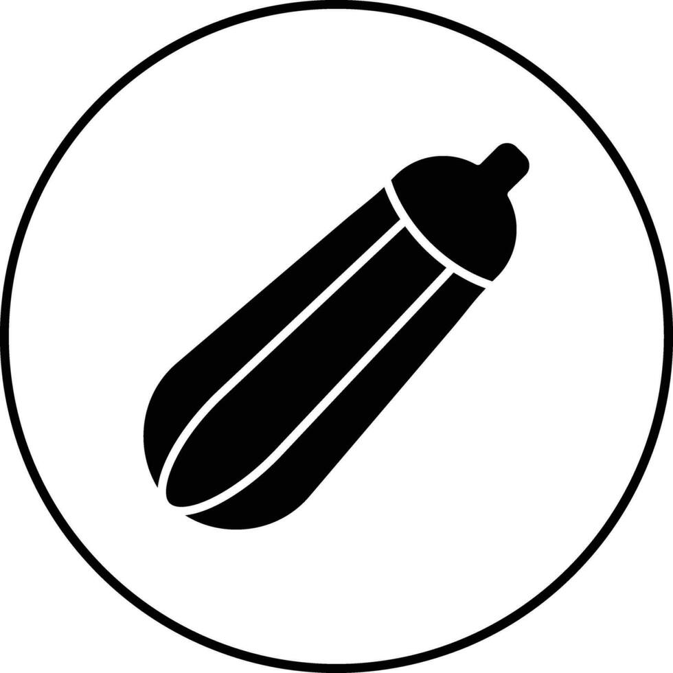 Zucchini vecteur icône