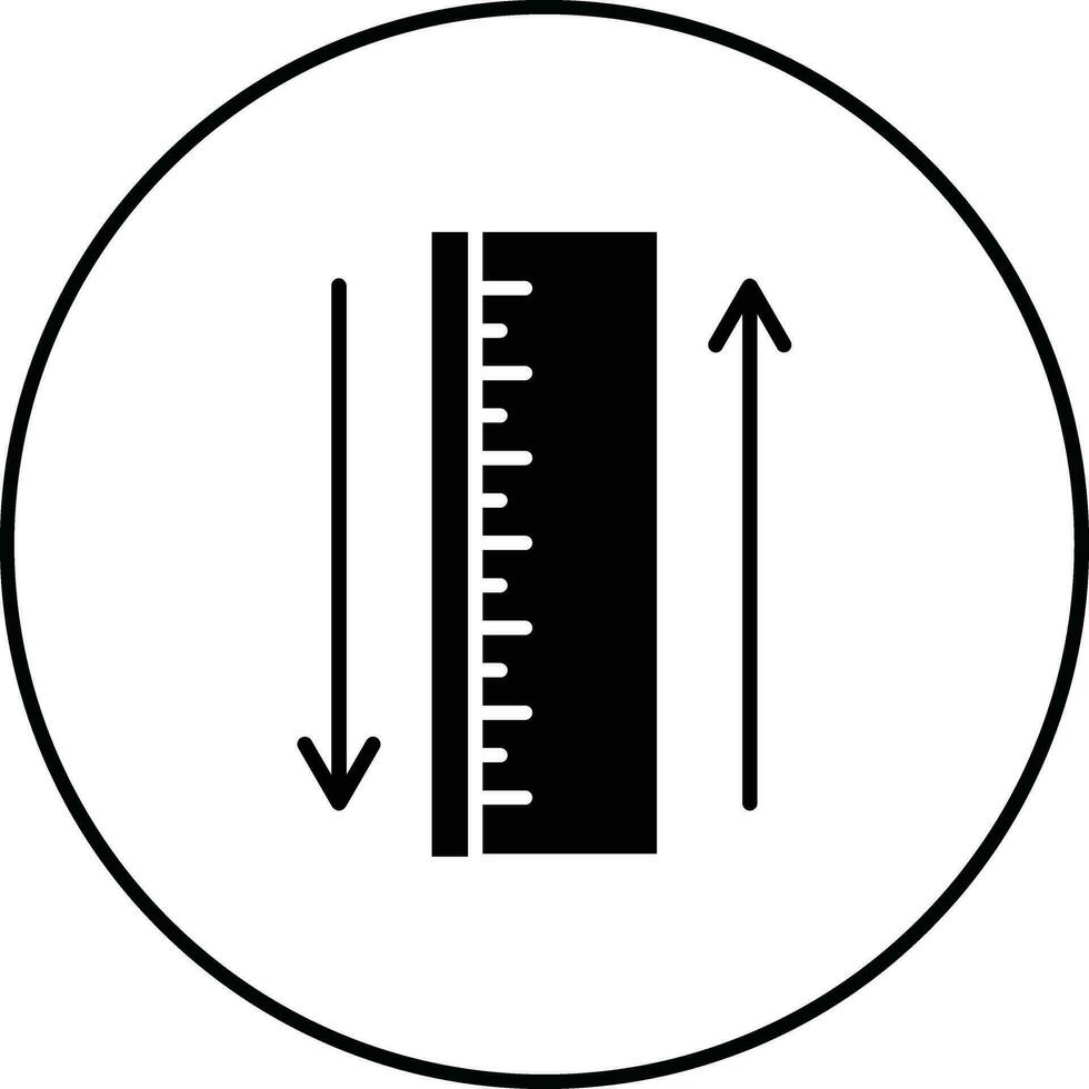 icône de vecteur de règle