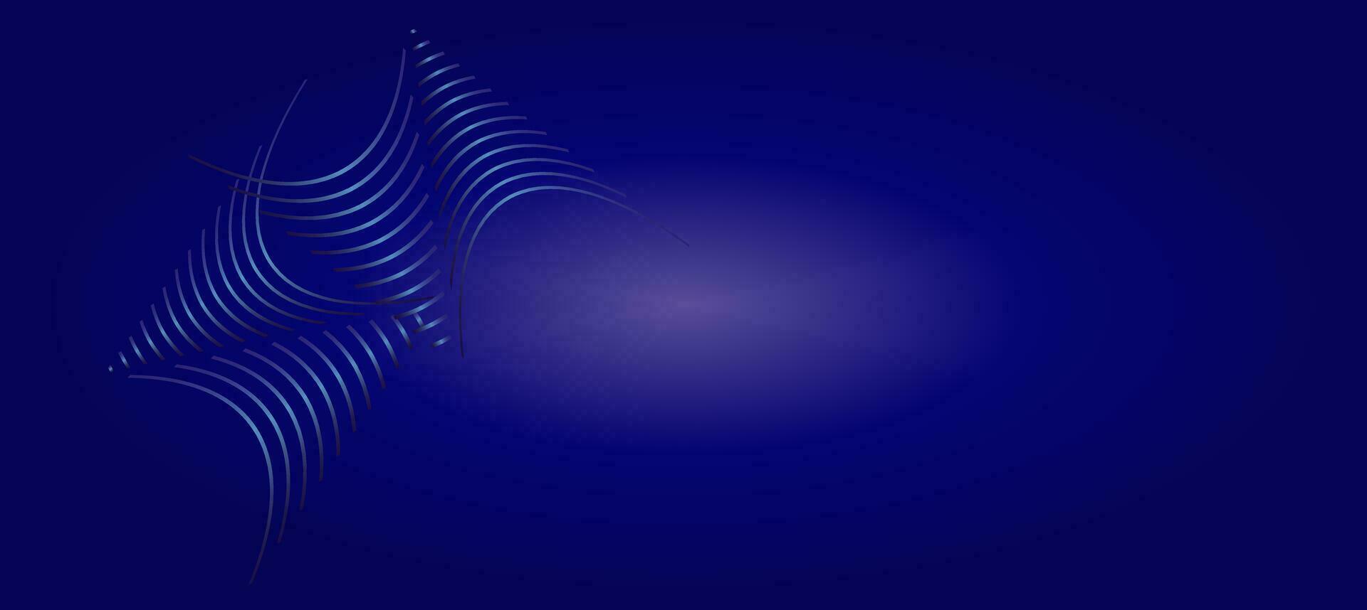 abstrait bleu Contexte modèle avec brillant lignes éléments. vecteur eps10