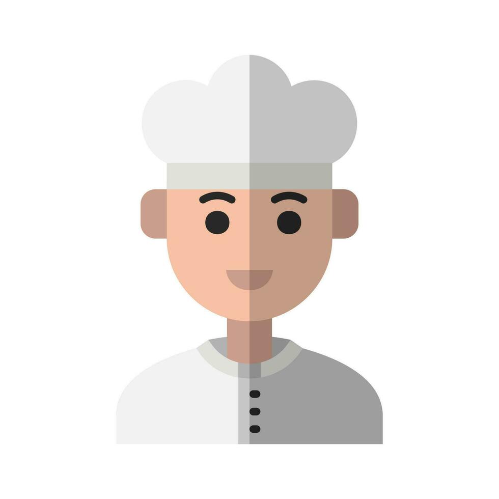 chef avatar vecteur ilustration