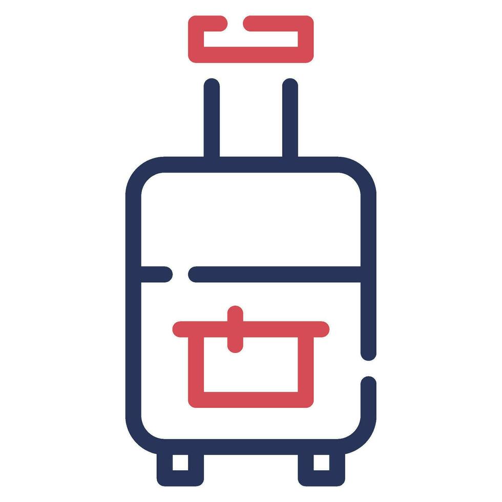 bagage icône illustration, pour uiux, la toile, application, infographie, etc vecteur