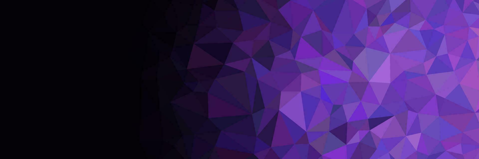 abstrait violet Contexte avec Triangles vecteur