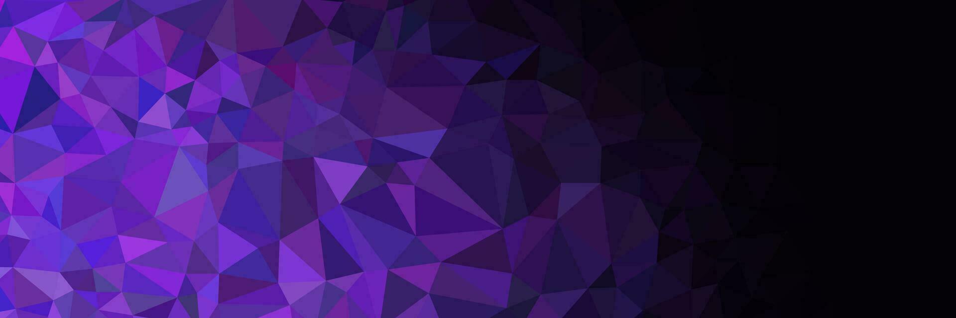 abstrait violet Contexte avec Triangles vecteur