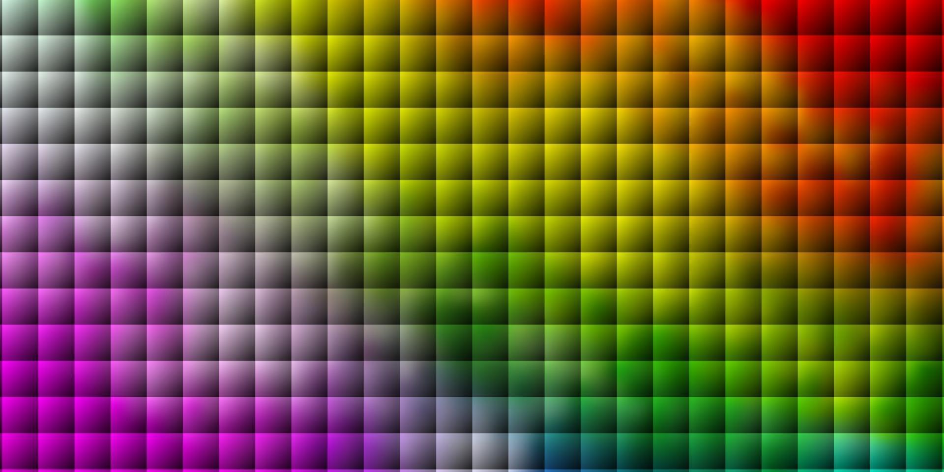 modèle vectoriel multicolore clair dans un style carré.