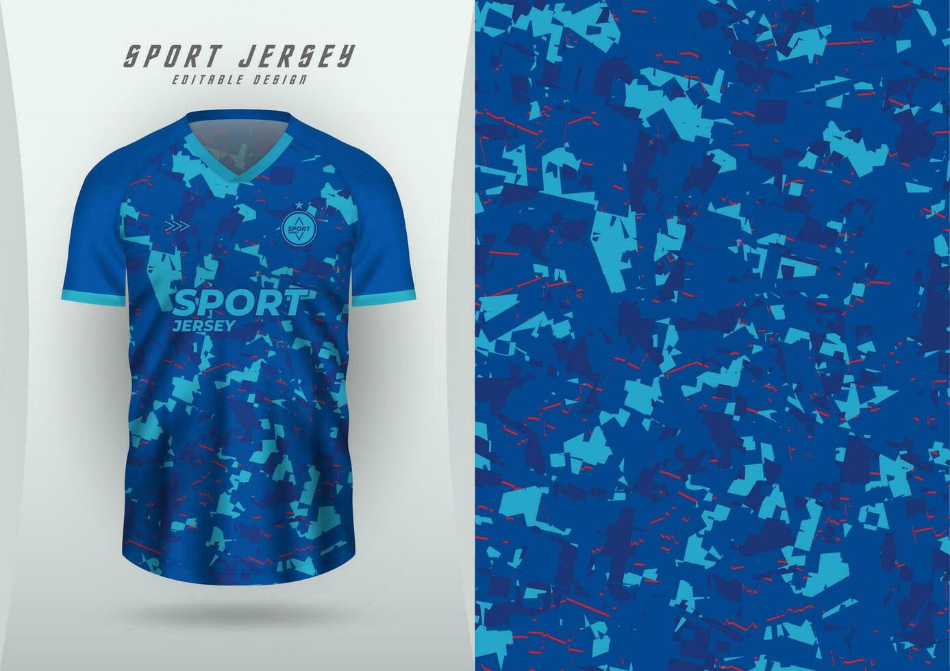 Contexte pour des sports, Jersey, football, fonctionnement Jersey, courses Jersey, vélo, modèle, grunge, bleu et lumière bleu. vecteur