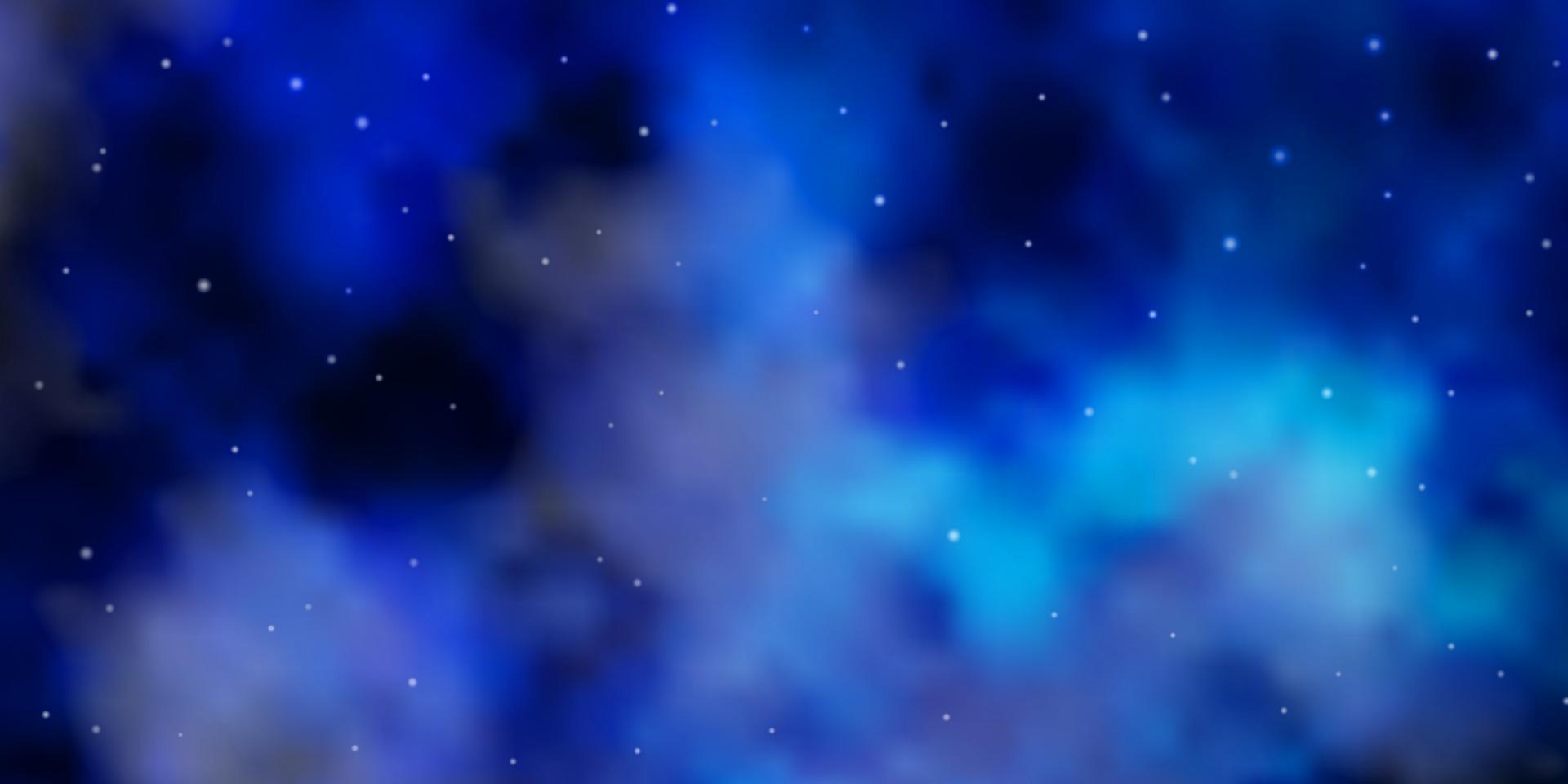 fond de vecteur bleu clair avec des étoiles colorées.