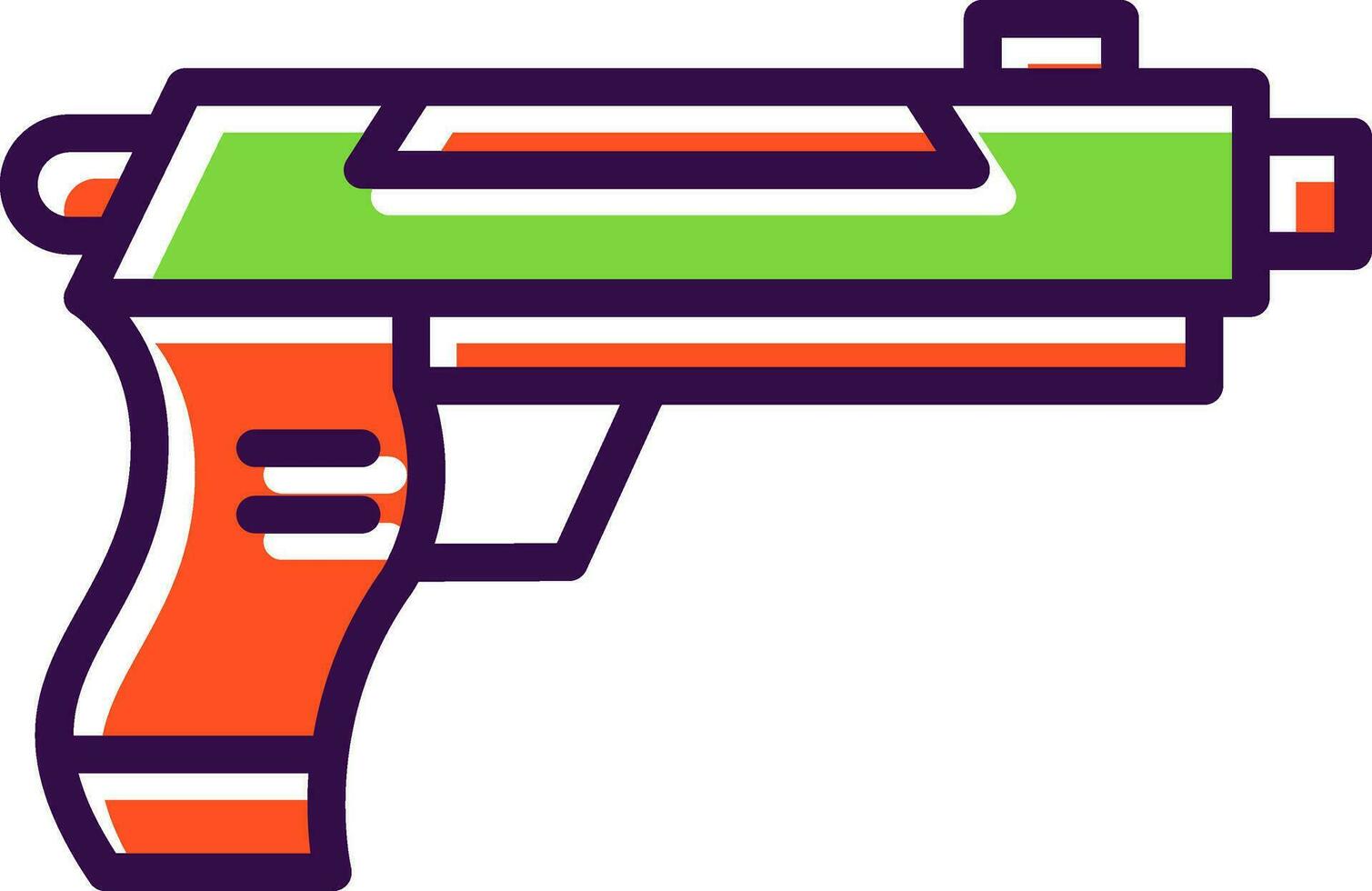 conception d'icône de vecteur d'arme