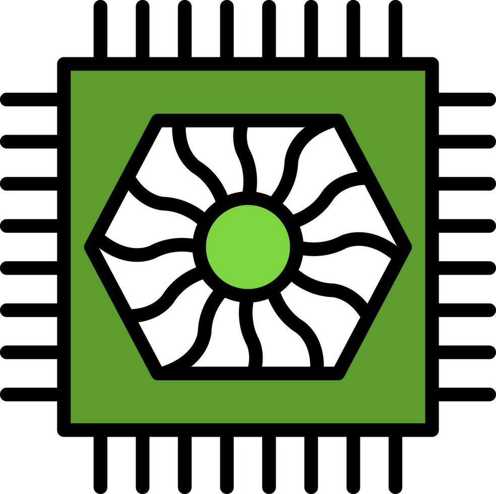 GPU vecteur icône conception