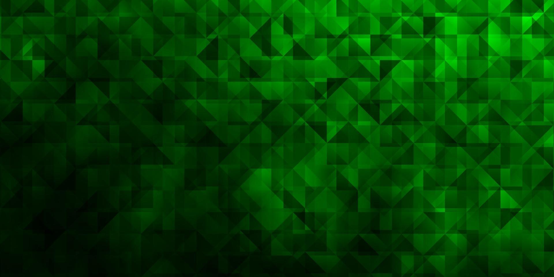 texture vecteur vert clair avec un style triangulaire.