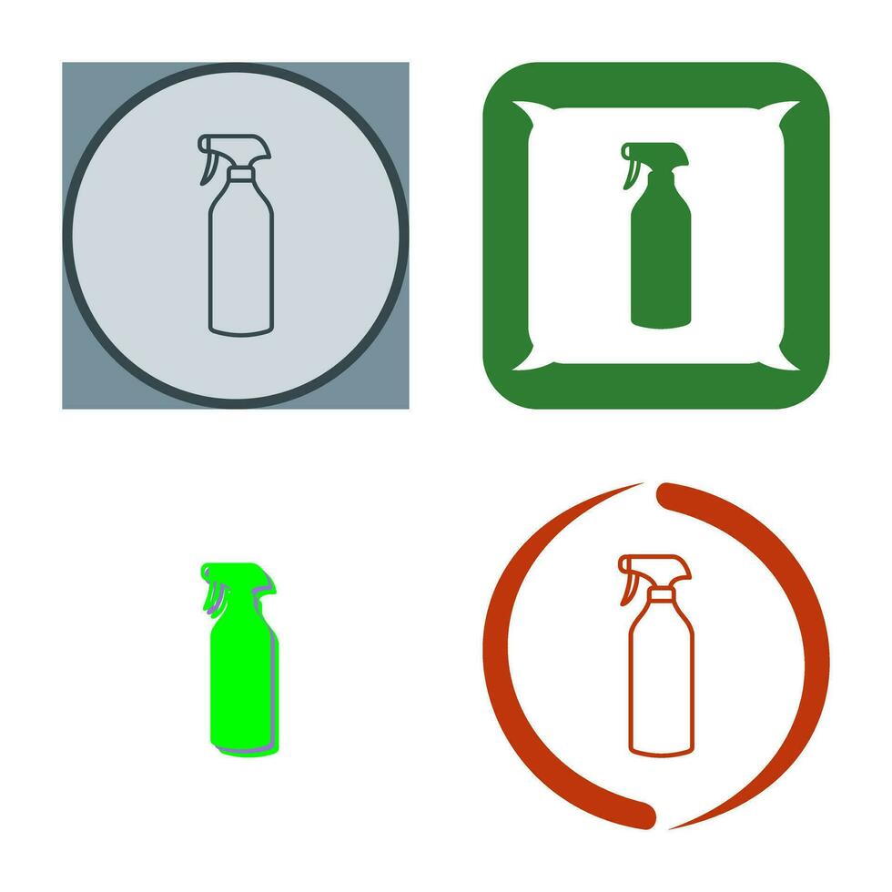 icône de vecteur de bouteille de pulvérisation