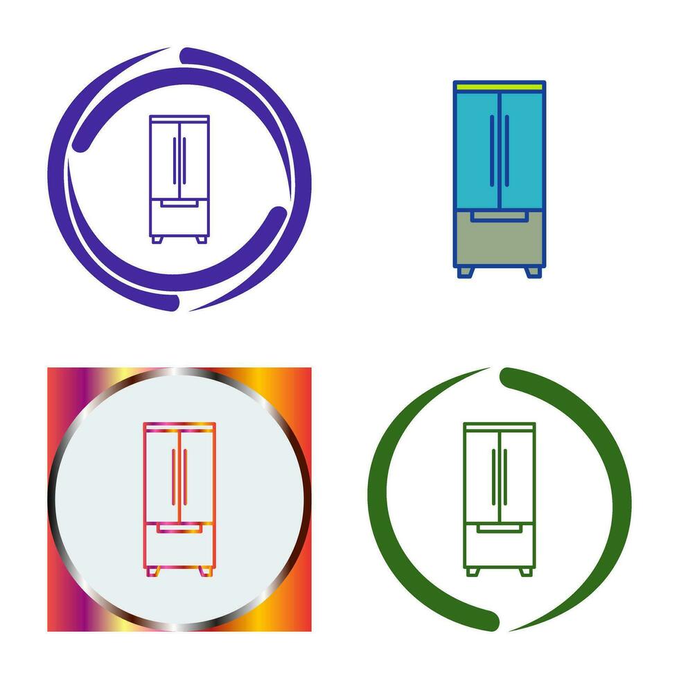 icône de vecteur de réfrigérateur