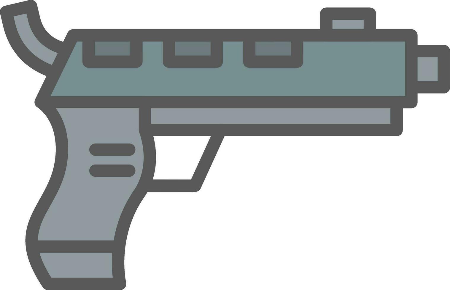 conception d'icône de vecteur d'arme