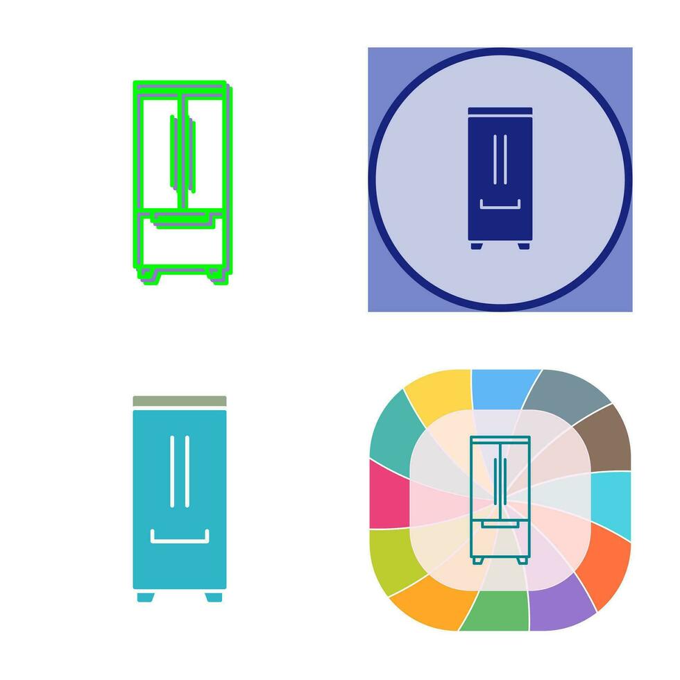 icône de vecteur de réfrigérateur