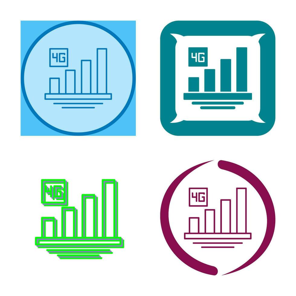 icône de vecteur 4g