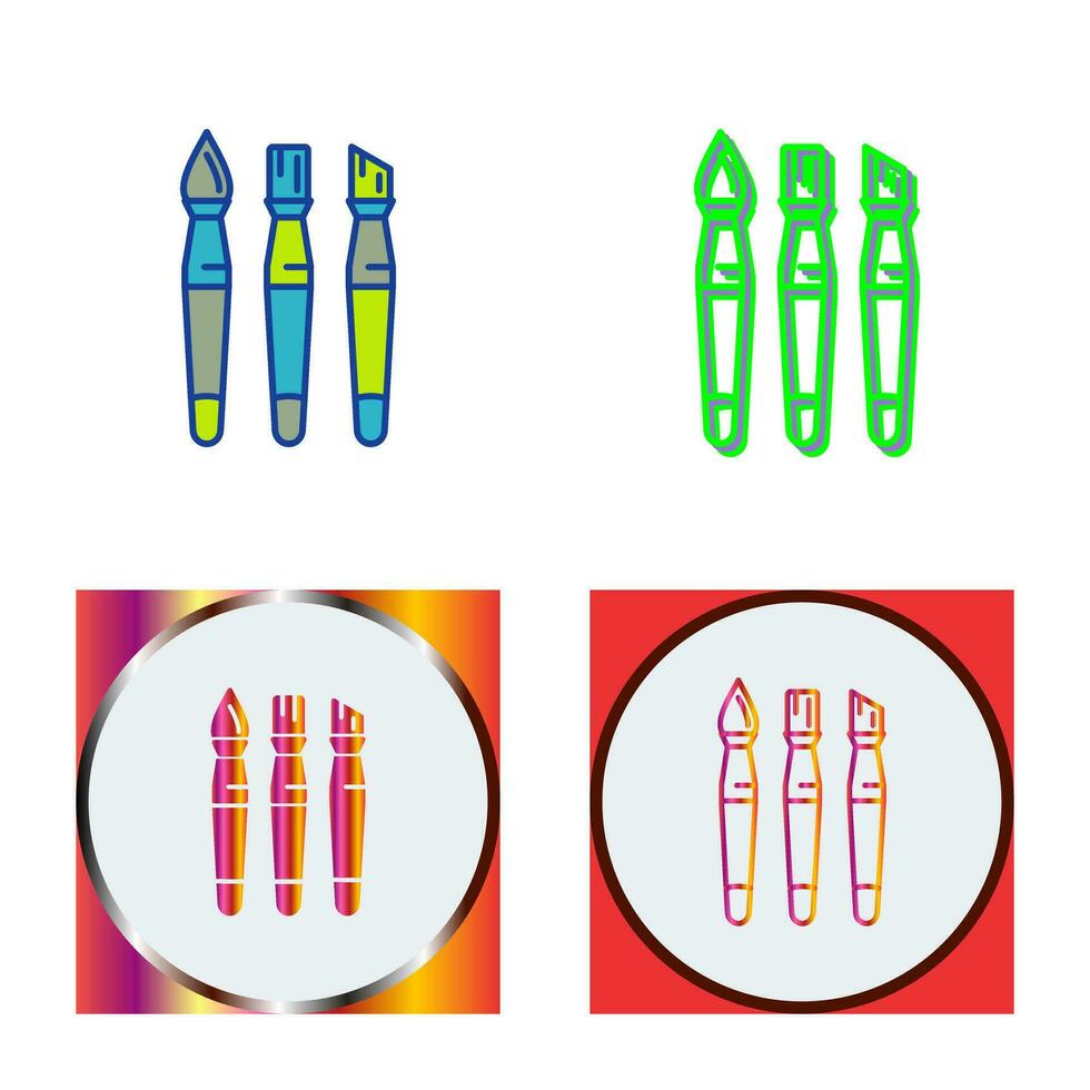 icône de vecteur de brosses