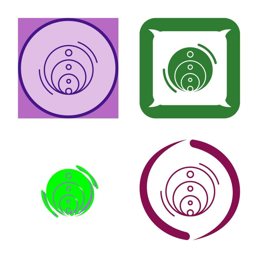 icône de vecteur de diagramme de Venn