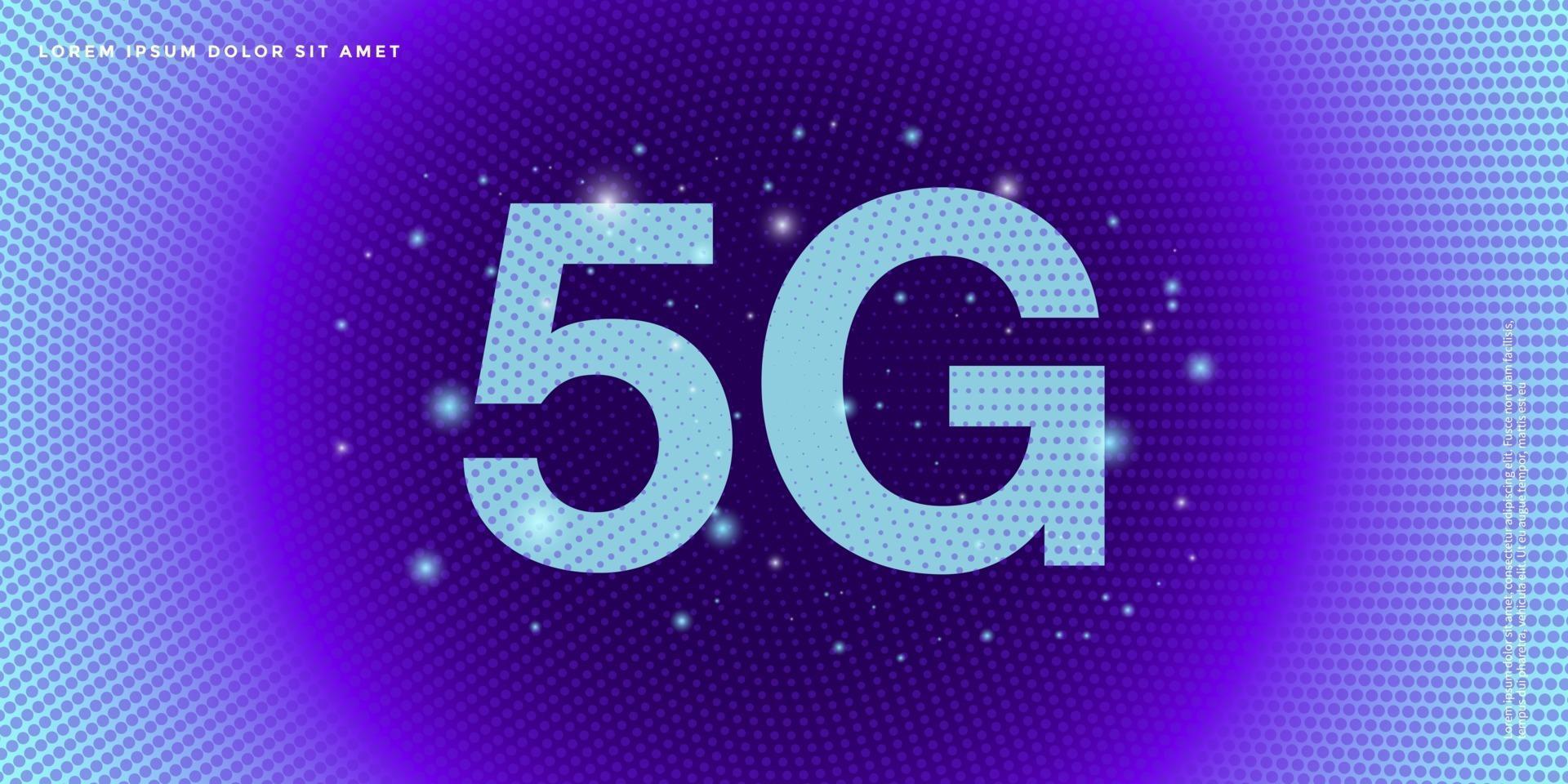 fond de technologie de pointe, concept abstrait 5g, données volumineuses vecteur